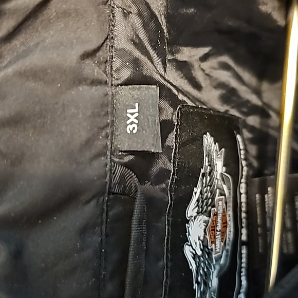 HARLEY DAVIDSON 3 xl-Big & Tall- men's jacket with flames-plus size EUC-RARE - Picture 10 of 10